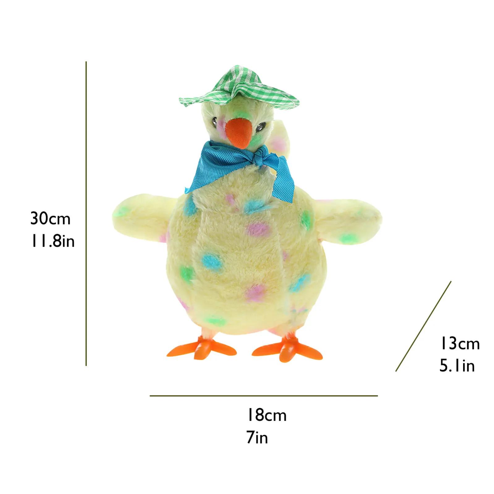 

Easter Electric Hen Laying Eggs Plush Toys With Lights And Sounds Laying Eggs Plush Funny Walking Hen Toys Children's Gifts