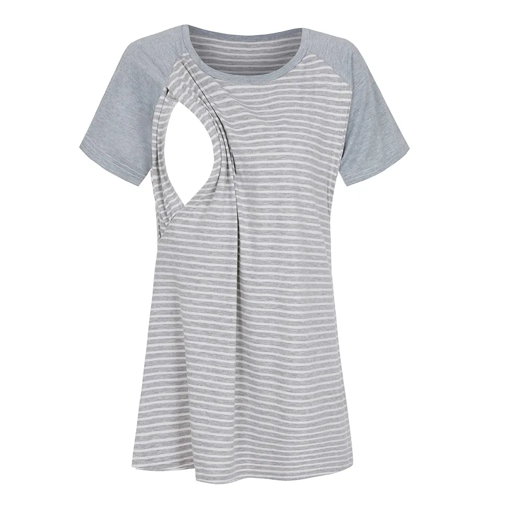 Одежда для беременных футболка грудного вскармливания летняя элегантная