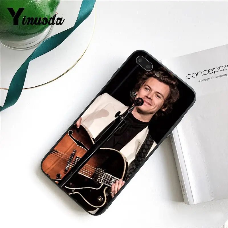 Yinuoda Singer Harry Styles Colorful Cute Phone Case for iPhone X XS MAX 6 6s 7 7plus 8 8Plus 5 5S SE XR 11 Pro Max | Мобильные