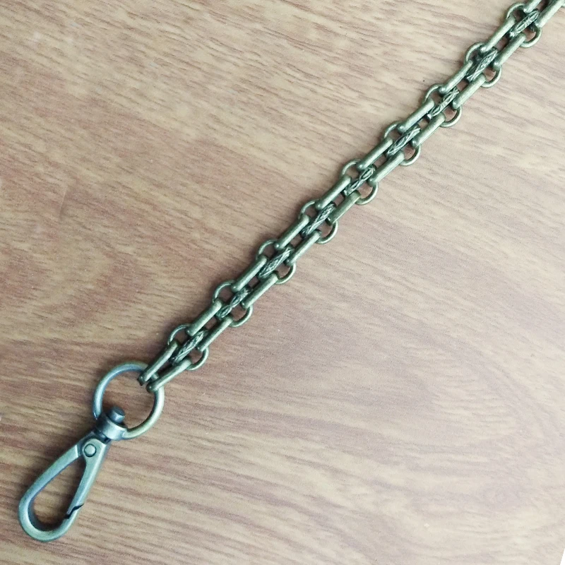 Bronze DIY 40 см-160 см золото, серебро, черный пистолет, бронза 12 мм металлическая сменная цепь сумка на ремне для сумок, ручки для кошельков - Цвет: Bronze