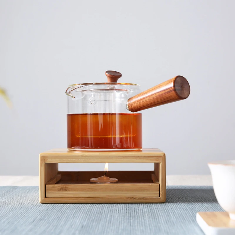 Бамбуковый подогреватель для чая подсвечник с подогревом термостат в японском