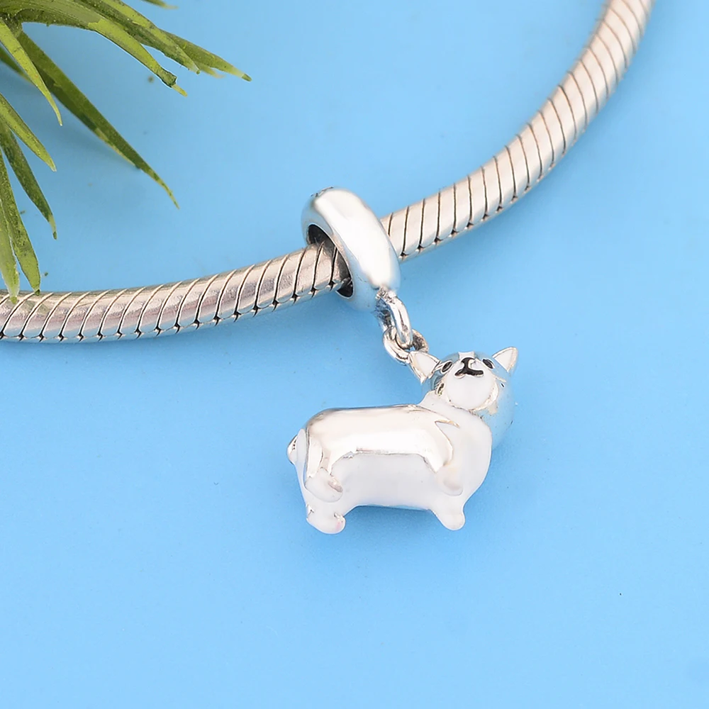 

Berloque Animal Pendant Charm fit Silver Bracelet Necklace Jewelry Fashion Sterling Silver 925 Pet Dog Beads for Family Gift