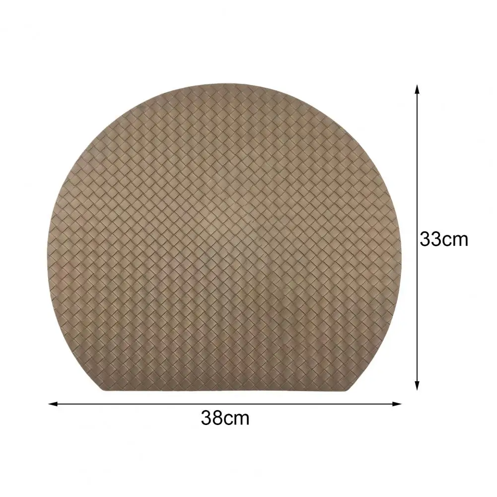 

Tableware Pad Non-Slip Heat Insulation Faux Leather Non Stick Mat for Kitchen Dining table Sanitation Environmental Protection