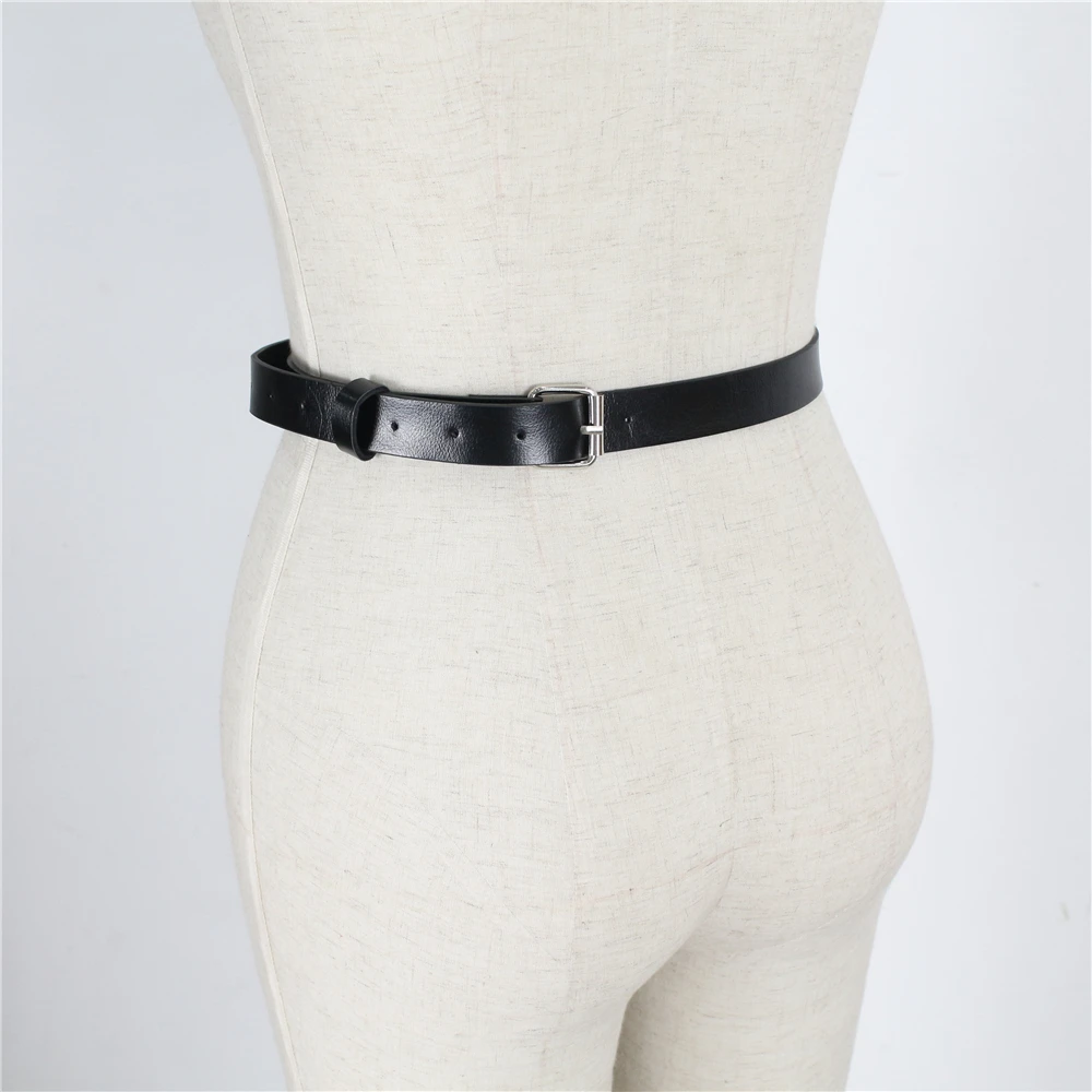 BOOGEANEEL Punk Harajuku Pu Leather Waist Garter Women Black Leg Bondage Lingerie Big O-ring Suspenders Belt Goth | Женская одежда