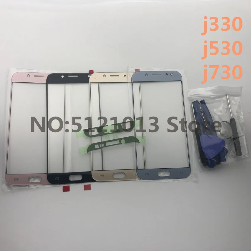 Сменный сенсорный ЖК экран оригинальный внешний стеклянный для Samsung Galaxy J3 J330 J5 J530