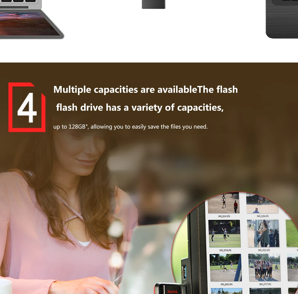 SanDisk USB флеш-накопитель CZ61 Флешка 16 ГБ 32 ГБ 64 ГБ 128 ГБ Флешка для ноутбука