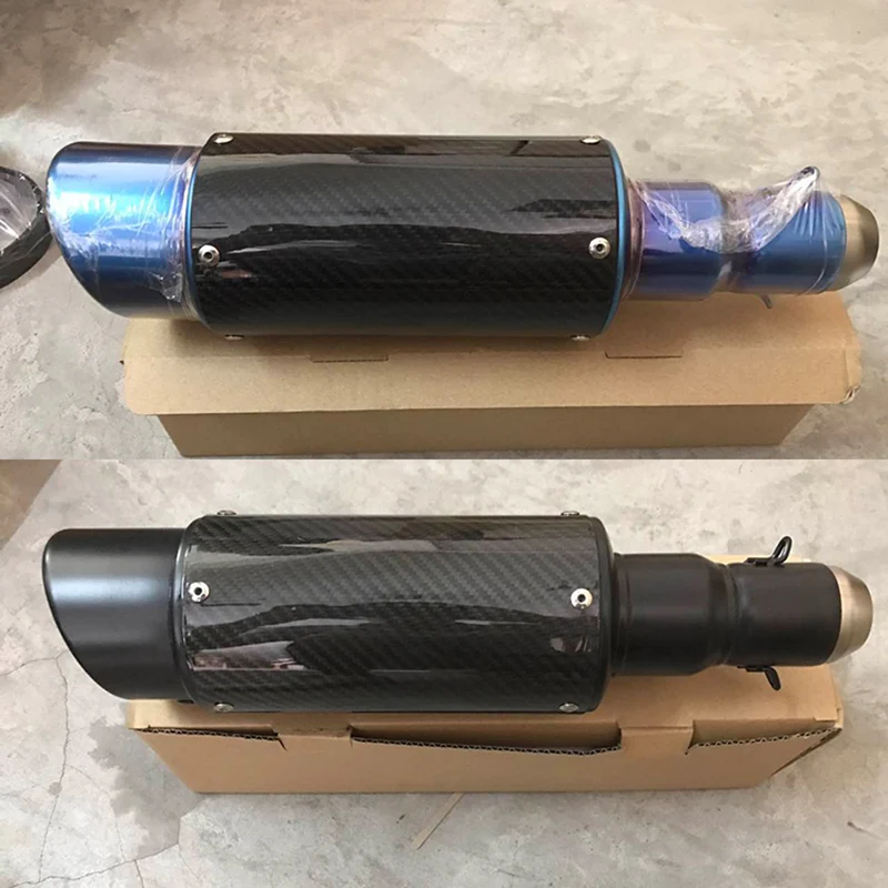 

Universal Motorcycle Exhaust Muffler Pipe With DB Killer Modefied Exhaust Tip Tube Fit For Honda Suzuki Kawasaki Scooter Escape