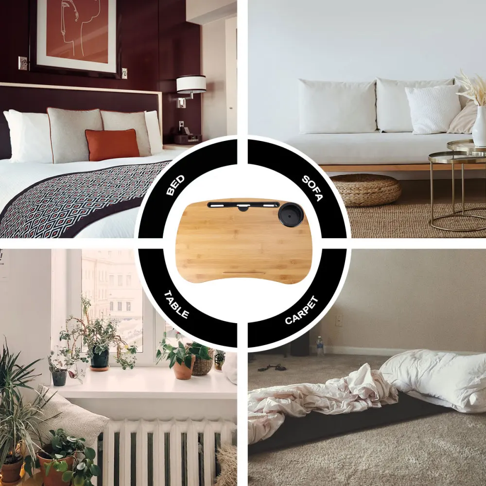 

Multifunctional Tablet PC Holder Laptop Storage Rack Tablet Table Stand with Slot Size