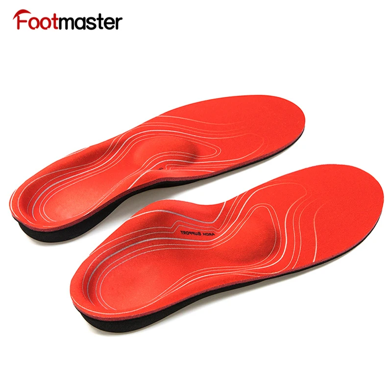 FootMaster Orthopedic Insoles Relief Plantar Fasciitis Feet Insoles High Arch Foot Support Shoe Pad Man/Woman General Insoles