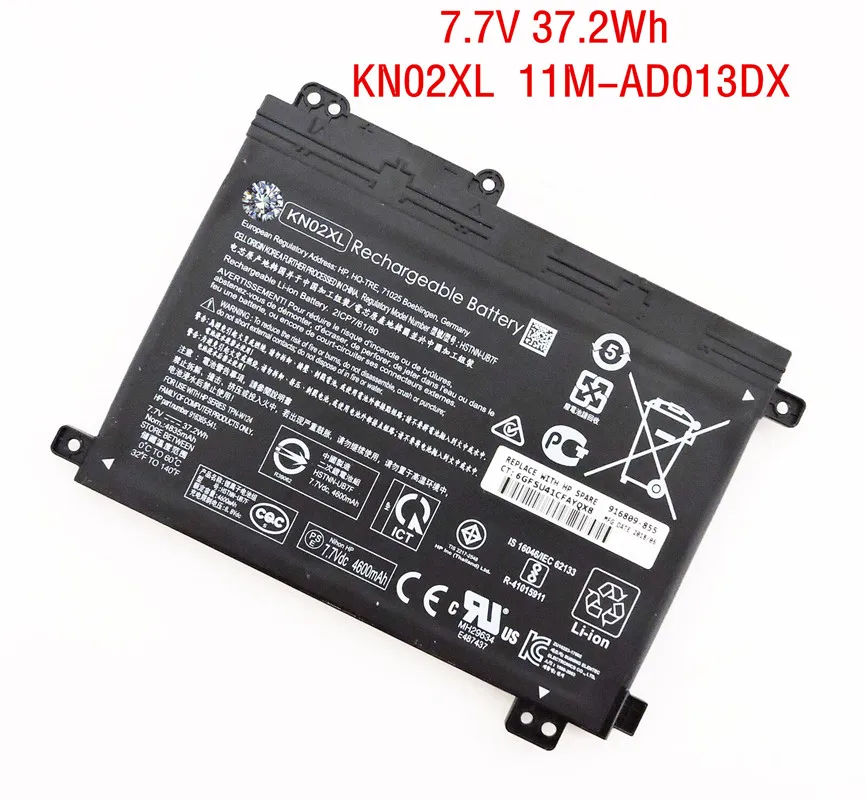 7 V 37.2WH натуральная KN02XL Аккумулятор для ноутбука HP Pavilion 11M AD013DX HSTNN UB7F|Комплекты