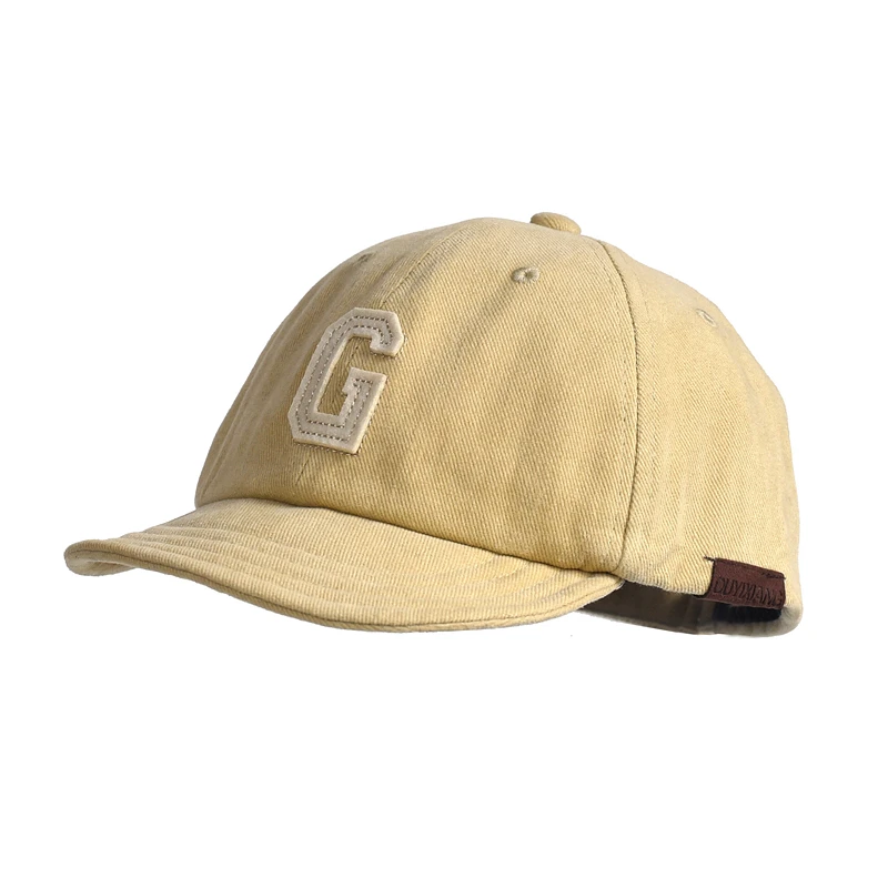 Бейсболка Мужская/Женская хлопковая с короткими полями регулируемая |