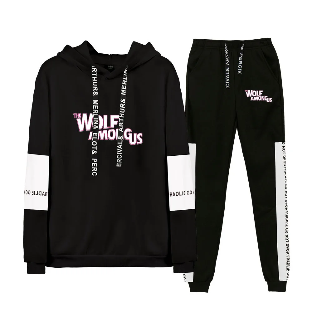 

New Among Us Sport suit Boys/Girls Tracksuit Two Piece Set Women Hoodies+Sweatpants Harajuku Clothes Men's Sets Among Us Suit