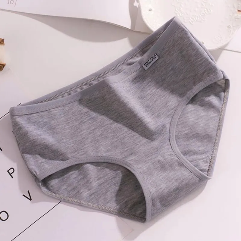 4Pcs/Lot Teenage Panties 10-14Years Old teen Underwear Children Cotton Kids Girls Solid Color Puberty Big Sport Colorful images - 6