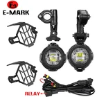 Светодиодные противотуманные фары E9 Mark для мотоциклов BMW R1250GS ADV F800GS R 1250 GS LC Yamaha MT07 MT09