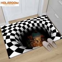 3d horror carpet clown trap visual home doormat carpets for living room floor mat halloween christmas decoration for home