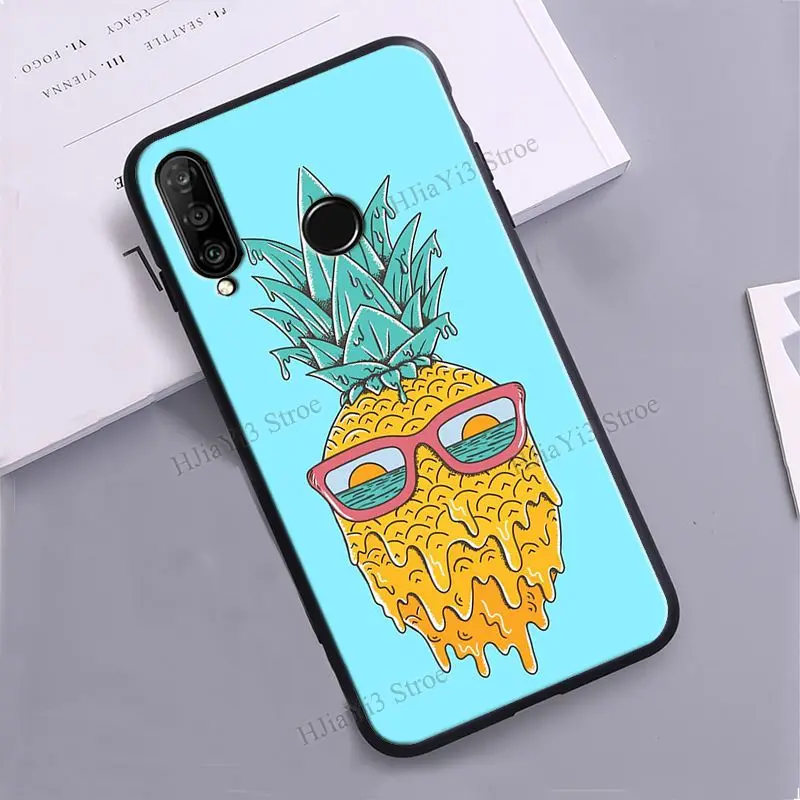 Чехол с изображением ананаса для Realme 6 7 8 Pro Q3 GT Neo C3 C11 C15 C21 OnePlus 9 8T 9R | Мобильные