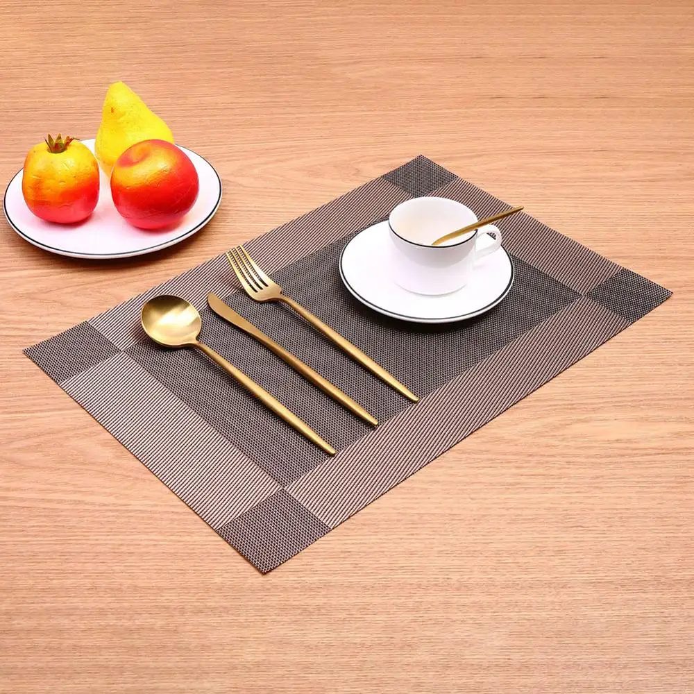 1 шт. Западный коврик из ПВХ для еды Европейский стола чашек Coaster изоляции