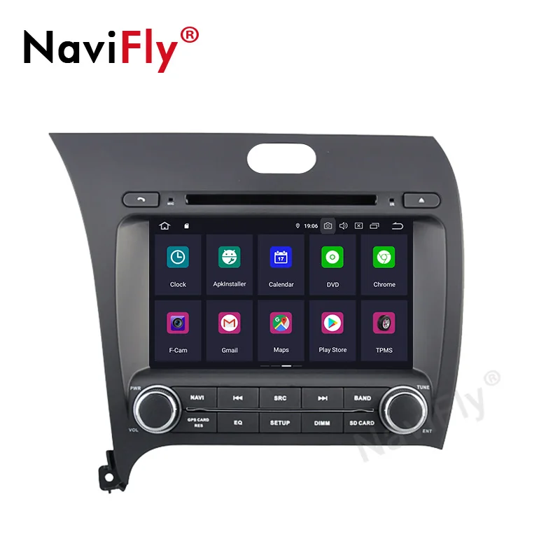 Android9.0 многоязычное меню специальный автомобильный DVD CD плеер для Kia CERATO K3 FORTE 2013 2014