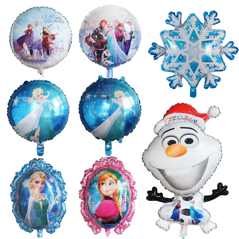 Новые воздушные шары из фольги Эльзы Олафа мультфильма Холодное сердце снеговик
