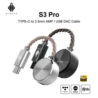 Hidizs S3 PRO ESS9281C PRO chip Portable USB DAC AMP Adapter Dongle MQA TYPE-C to 3.5mm Audio Cable Headphone Amplifier DSD128