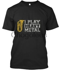 Футболка I Play Heavy Metal Tuba-стандартная унисекс |