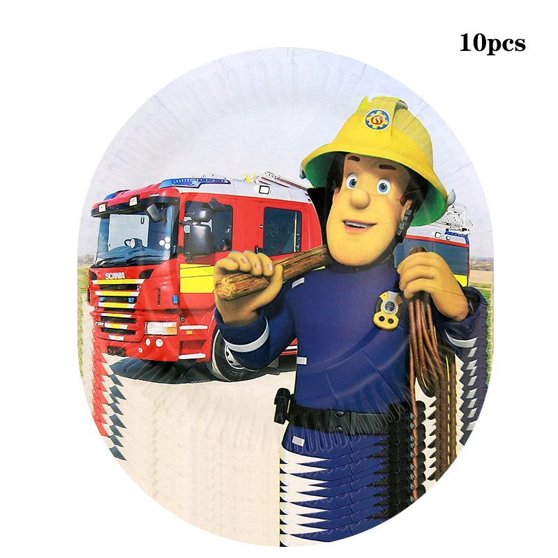 Вечерние одноразовые столовые приборы Пожарный Сэм бумажная салфетка под