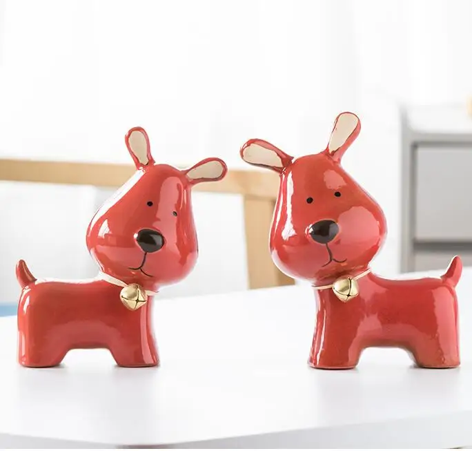 

abstract geometric dog sculpture ornaments modern home decorations Animal statues home decor statue esculturas estatuas gift