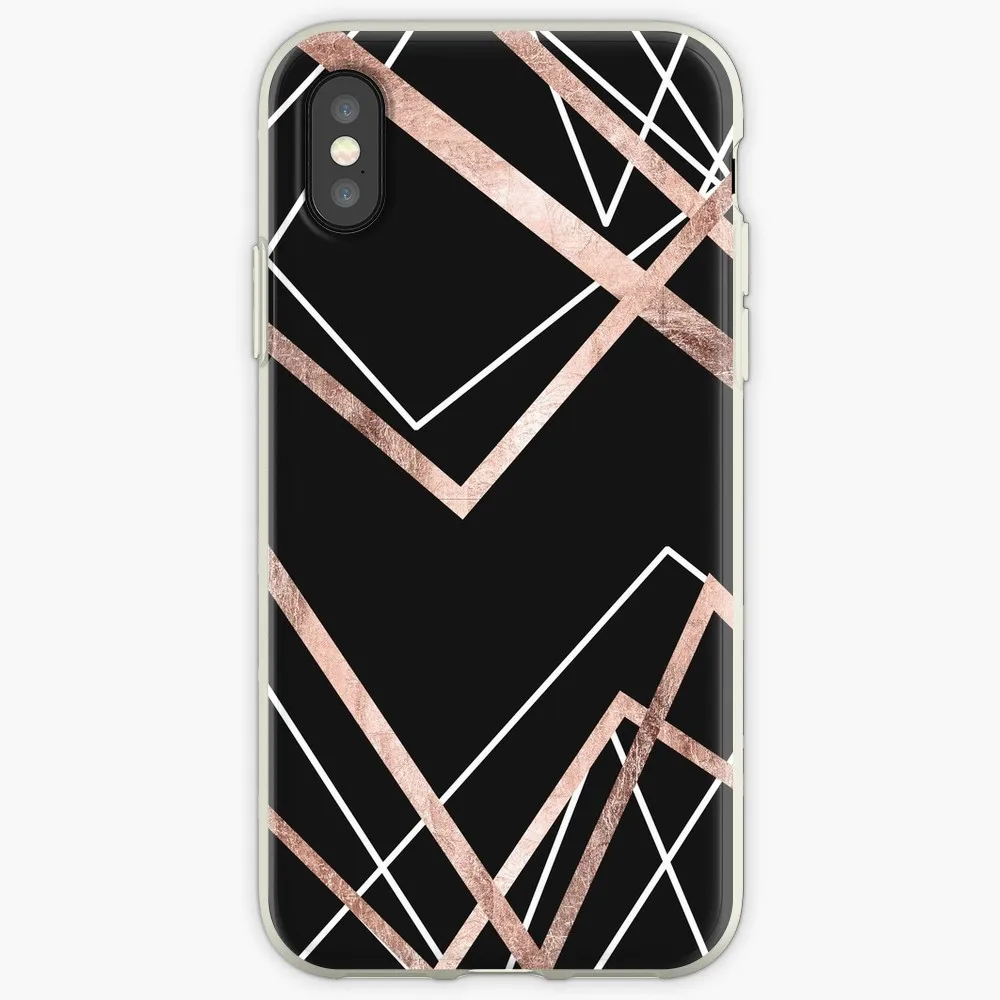 Розовое золото черный для iphone 11 X XS Max XR милый кот Том чехол 8 7 6 6S Plus Мягкий