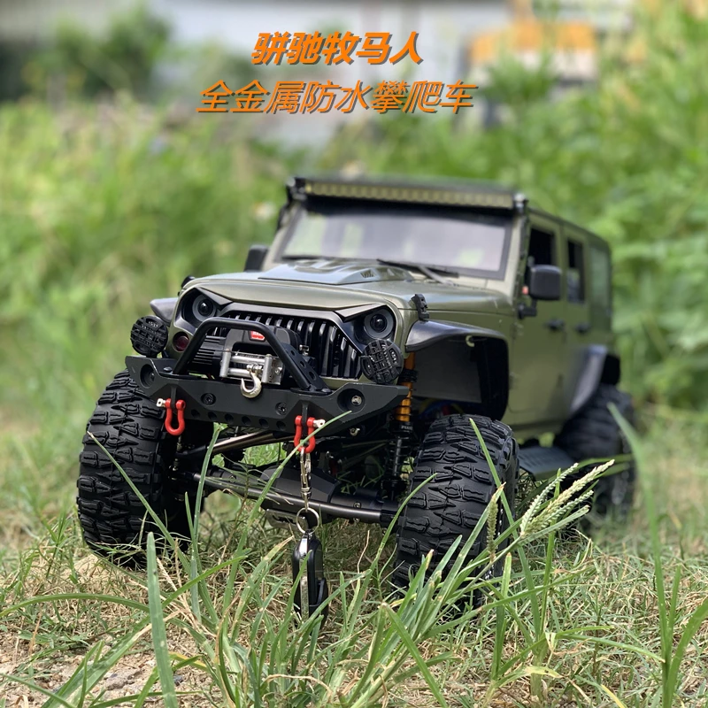 Enlarge Unassembled 12.3inch 313mm Wheelbase  jeep  Wrangle  Body Car Shell for 1/10 RC Crawler Axial SCX10 & SCX10 II 90046 90047