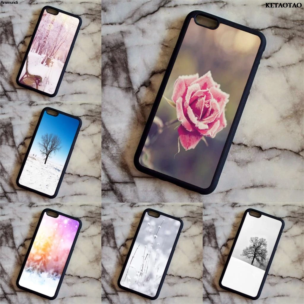 Arsmundi мир снега Бесплатная доставка Дешевые чехлы для телефона iPhone 4S 5C 5S 6 6S 7 8 Plus X