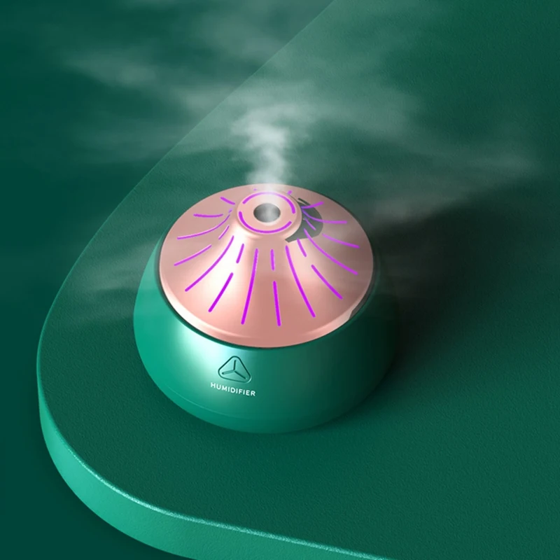 

Volcanic Humidifier USB Ultrasonic Aroma Diffuser Cool Mist Maker Air Humidifier Purifier with Lights
