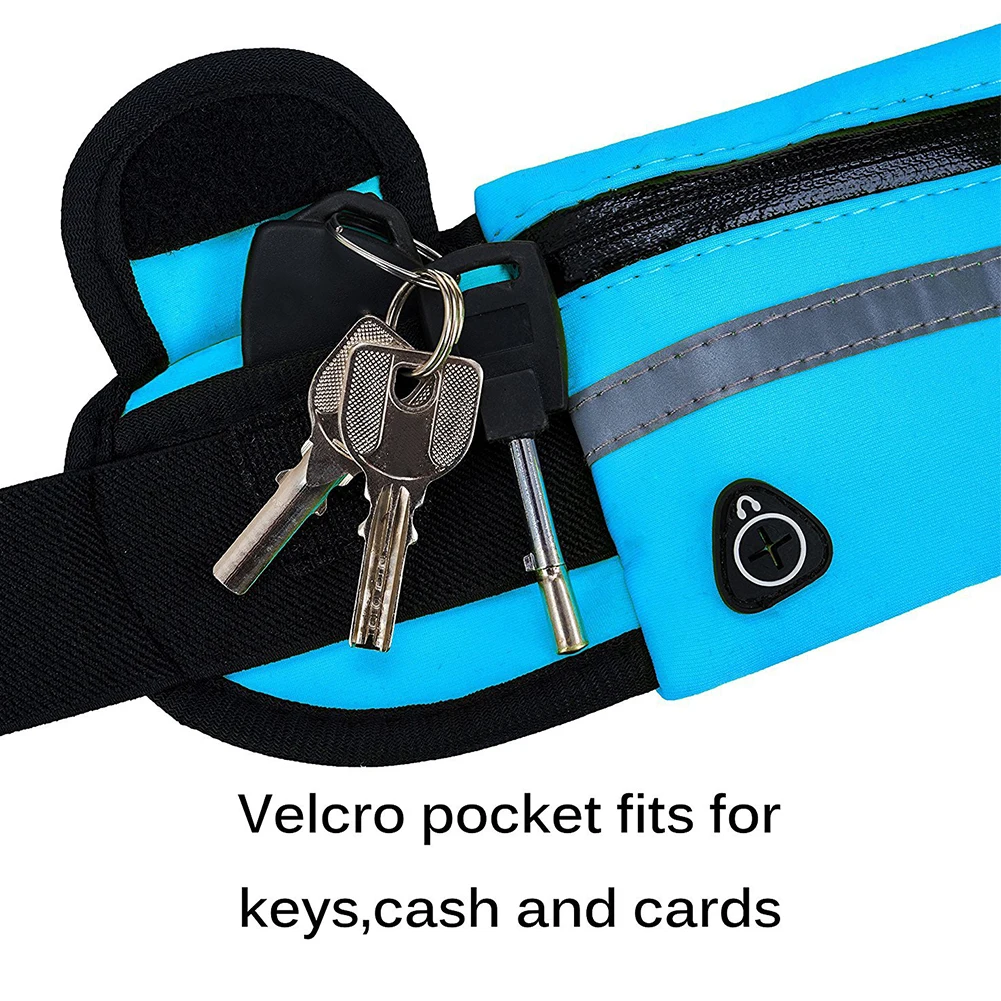 

Travel multifunctional Sports pocket mini fanny pack for men women Portable convenient USB waist pack waterproof phone belt bag