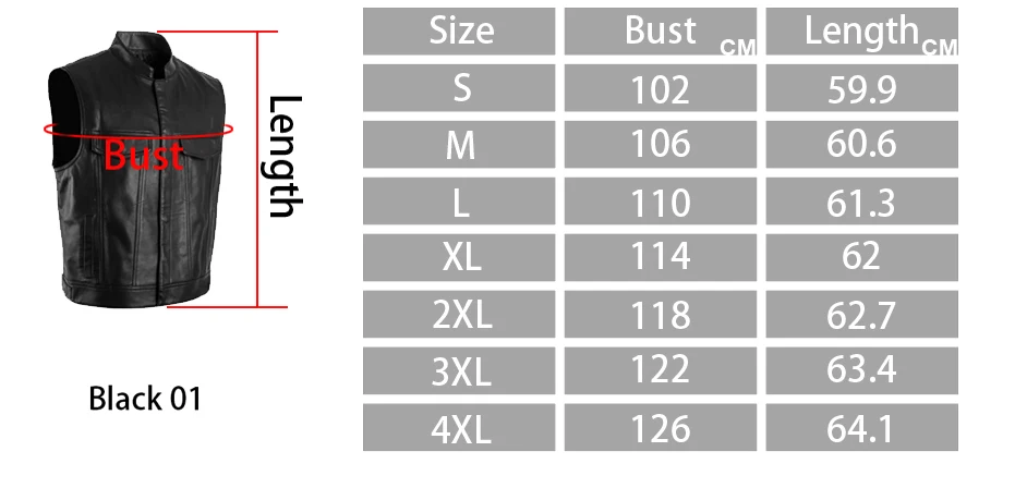 Мужская кожаная куртка черная свободная мотоциклетная безрукавка с карманом в