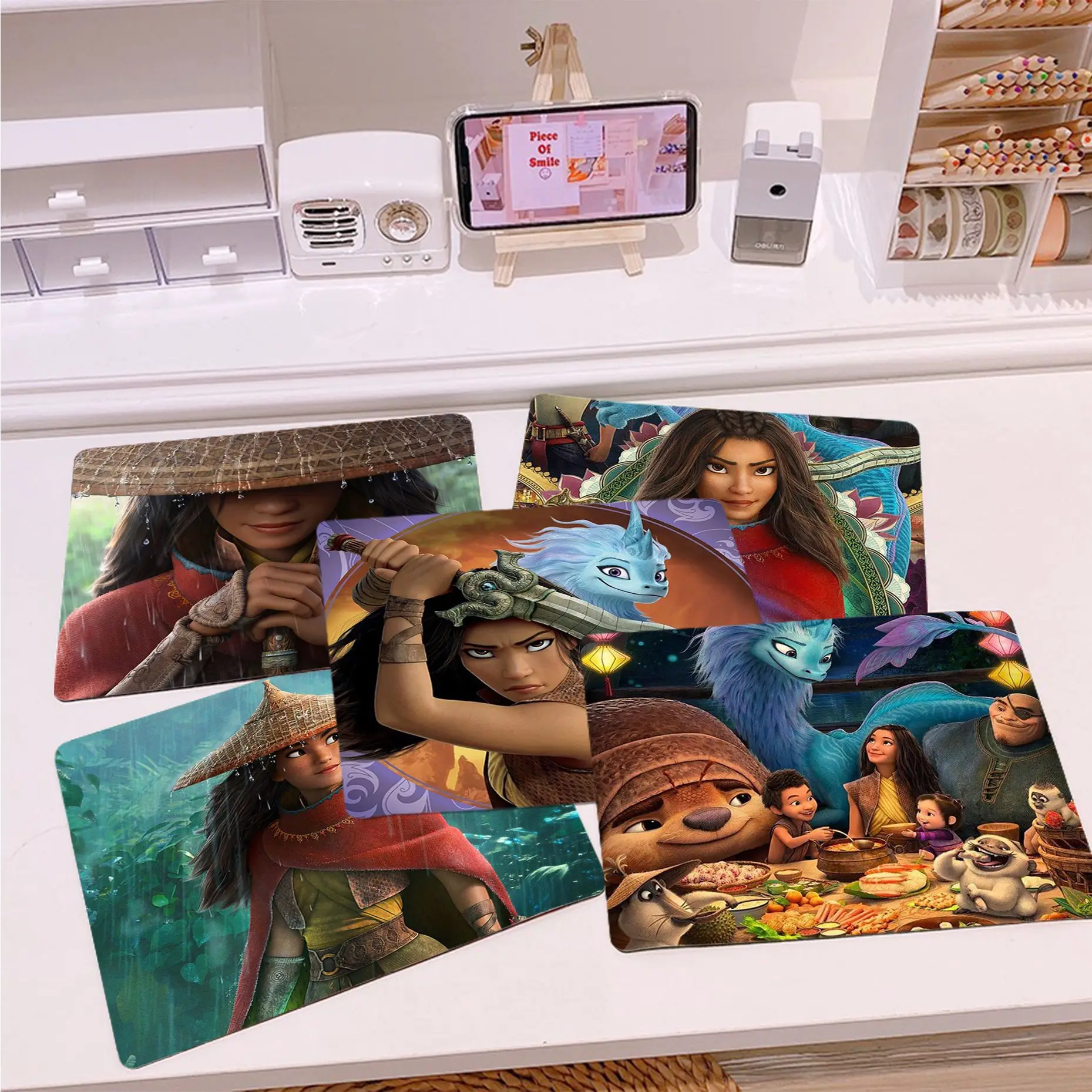 

Non Slip PC Disey Raya and The Last Dragon DIY Design Pattern Game mousepad Top Selling Wholesale Gaming Pad mouse