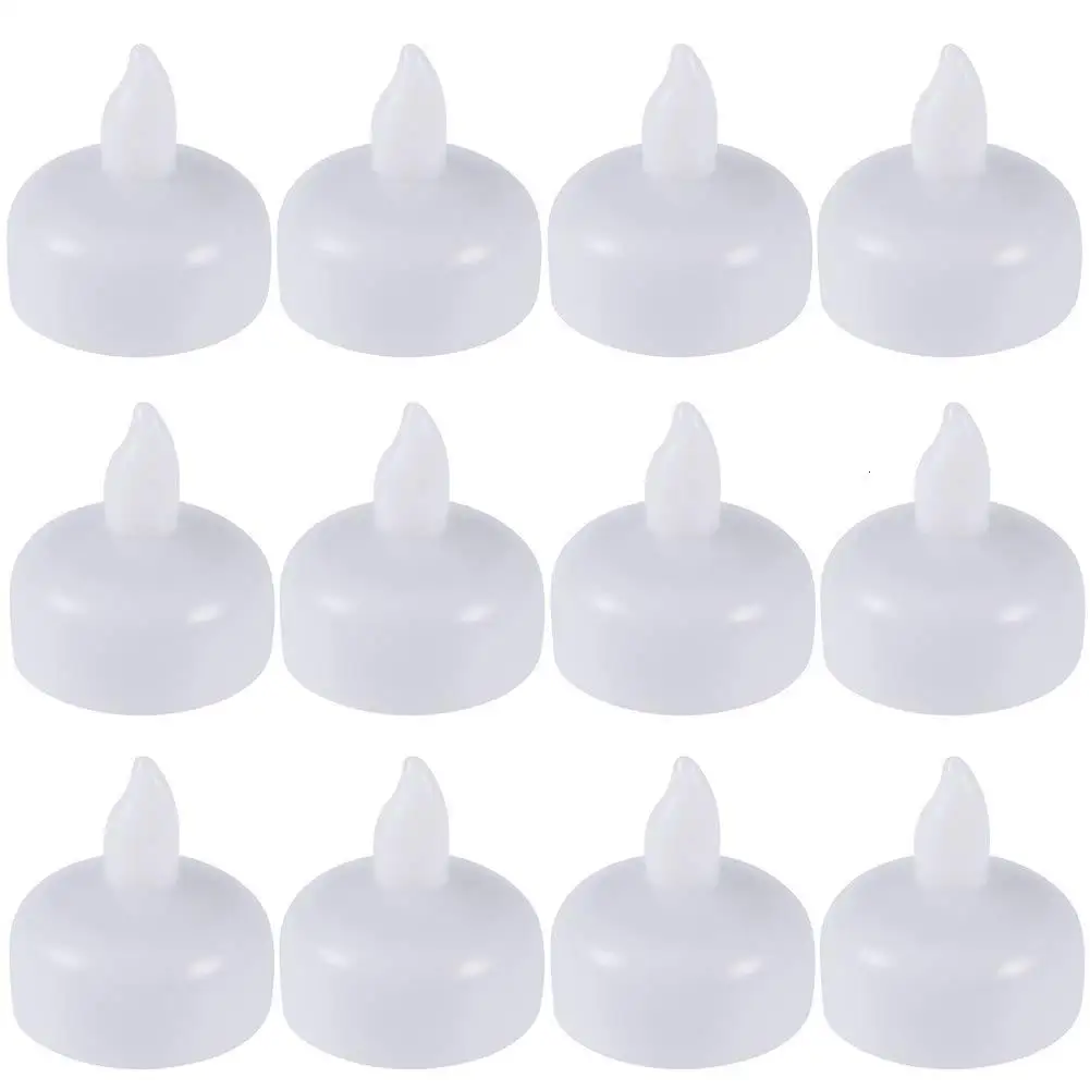 Плавающая светодиодная Электронная свеча на день рождения люминесцентная