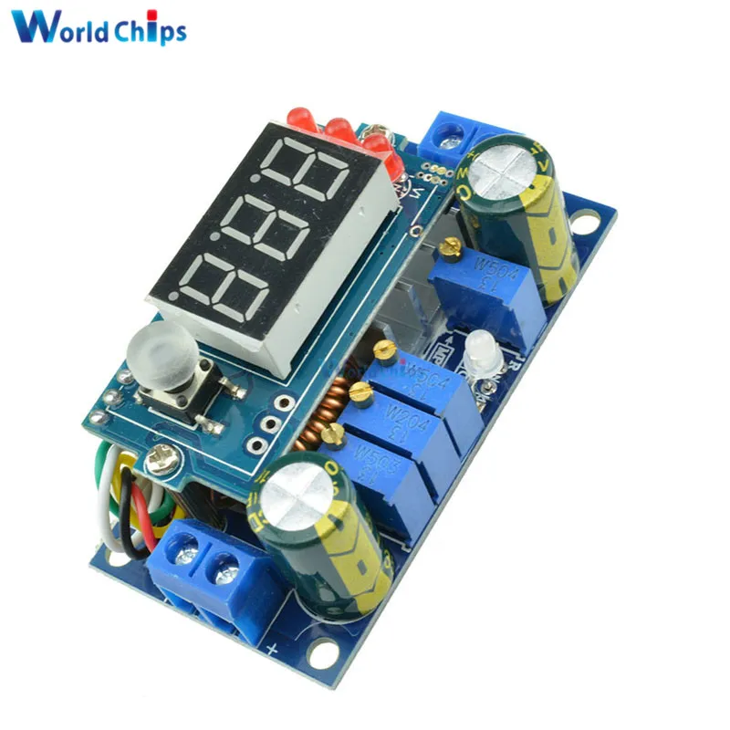 5A MPPT Solar Panel Controller DC Step Down CC/CV Charging Module Display LED Non isolated Buck 6 36V|dc-dc step-down|mppt solarcc cv |