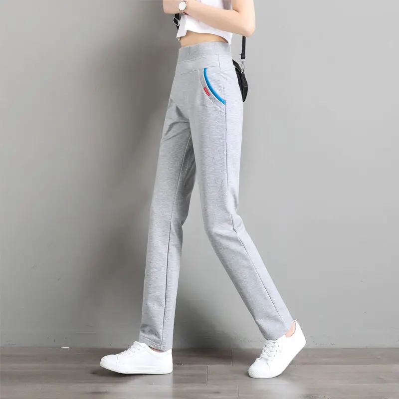 

2021 new sports pants women loose and thin summer thin spring autumn students leisure