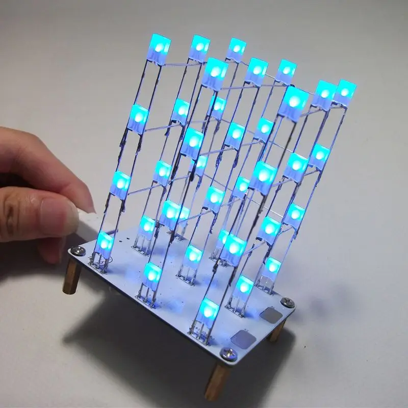 

DIY Electronic Kit Touch Control 3x3x4 Cube Multicolour LED Light Cubes Diy Kits Dropshipping