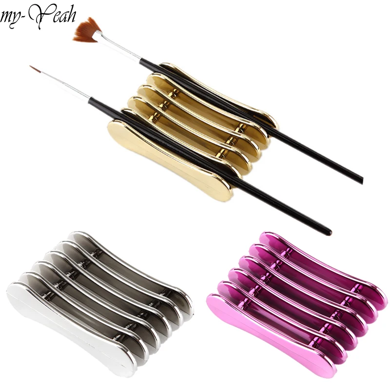 5 сеток для дизайна ногтей держатель инструментов хранения тонкая резьба кисти