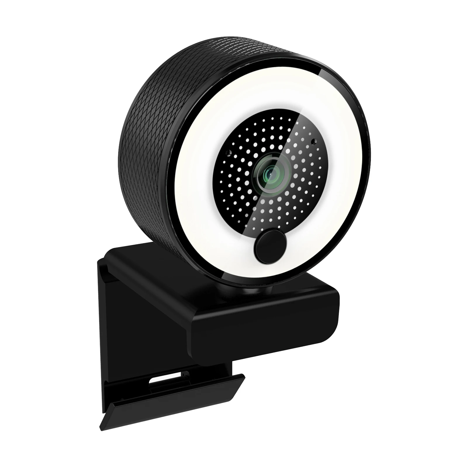 

Auto Focus 500W 2K Streaming Webcam USB Computer Web Camera with 3 Levels Adjustable Ring Light Built-in Microphone Plug