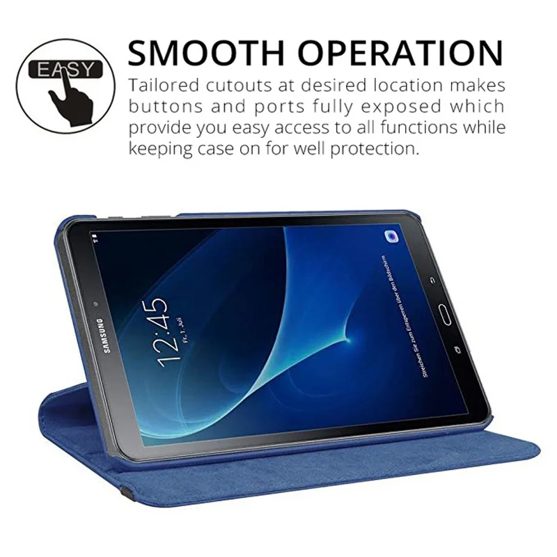 Чехол-подставка для Samsung Galaxy Tab A 10 1 дюйма с возможностью поворота на 2016 градусов |
