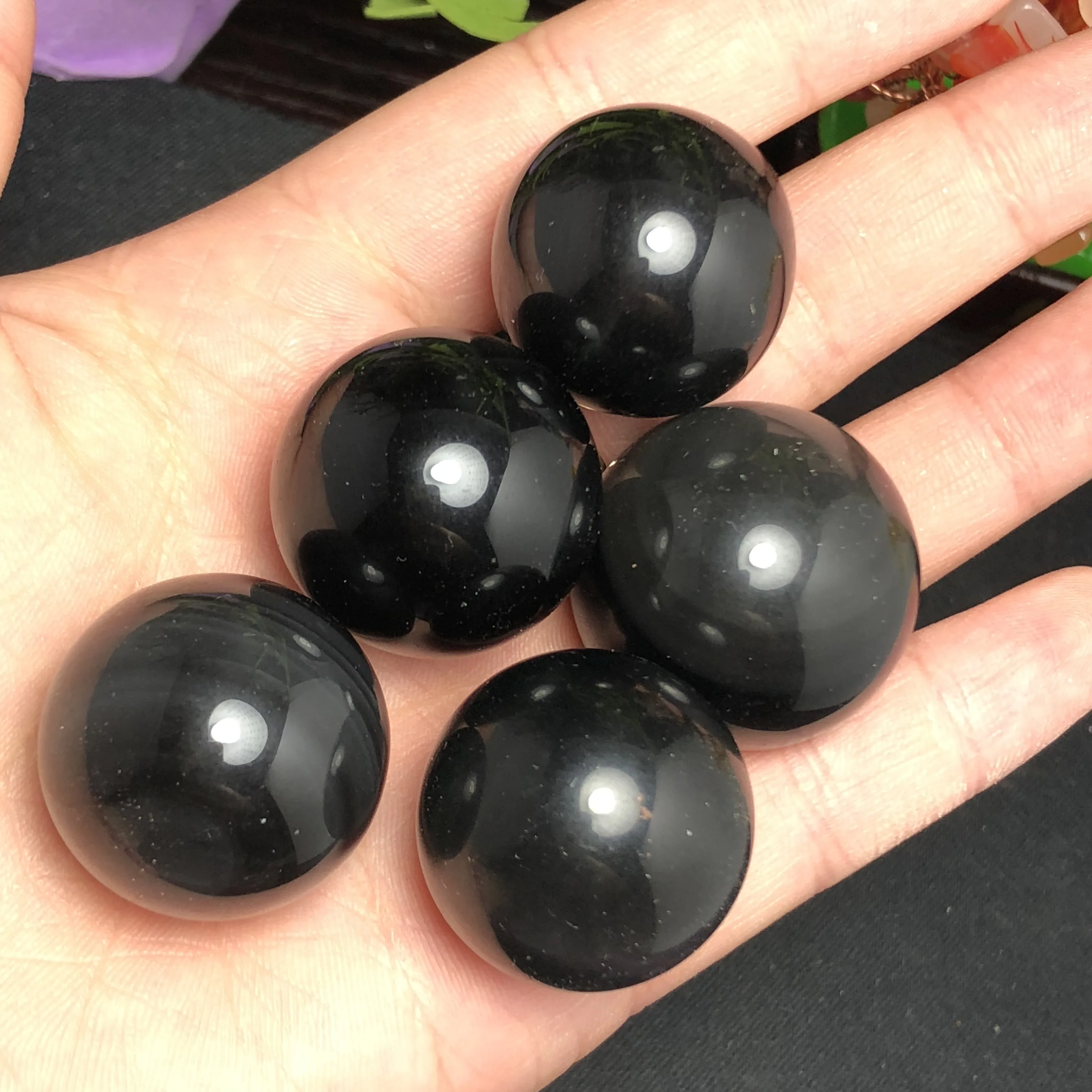 5 шт. натуральный обсидиан мраморный кристалл кварца и минеральной Рэйки лечение
