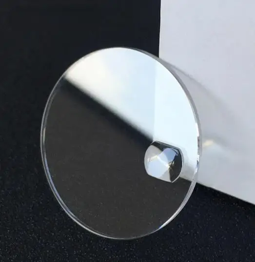 Толщиной 1,2 мм плоские минеральные часы с кристаллом от 29 мммт до 32 мм Круглое стекло с отображением даты пузырьковая Лупа
