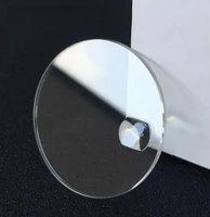 1 2mm thick flat mineral watch crystal 29mmt to 32mm round glass with date window bubble magnifier len