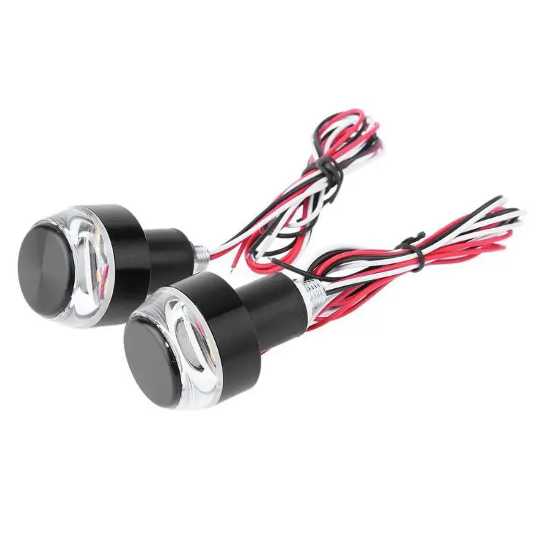 2 светодиодных мотоцикла Руль конец указатель поворота желтый Универсальный 33 мм