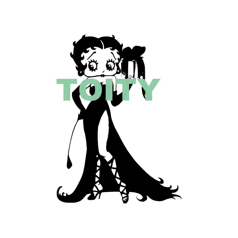 17 видов конструкций Betty Boop Наклейка на стену Крылья Ангела дьявол цыпленок поцелуй мою задницу виниловая наклейка детская спальня настенная наклейка для детской комнаты домашний декор