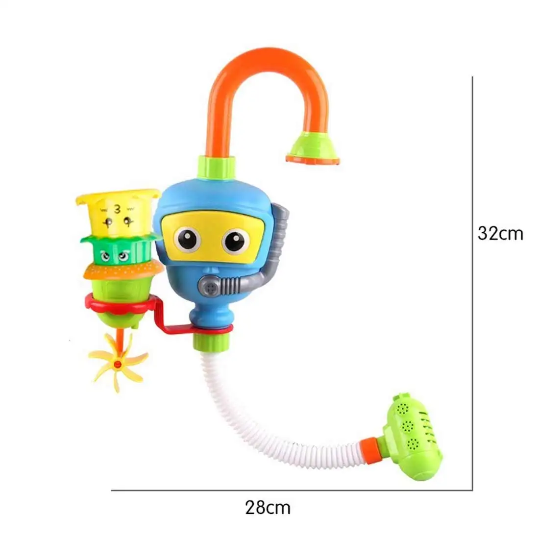 Водяное колесо душ спрей вода игра для ванной игрушки для ванной детские игрушки для ванной Аксессуары для ванной