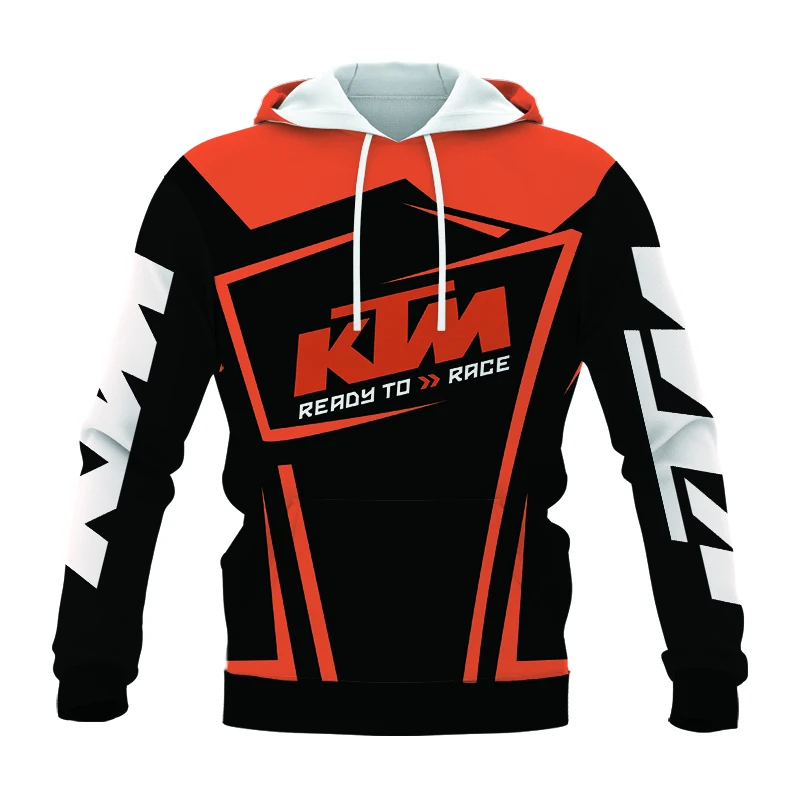

High Quality Cross Country Sportswear Men's Hoodie 3D Printing Autumn Winter Sportswear Motorcycle Brand Sports Leisure Kt-m
