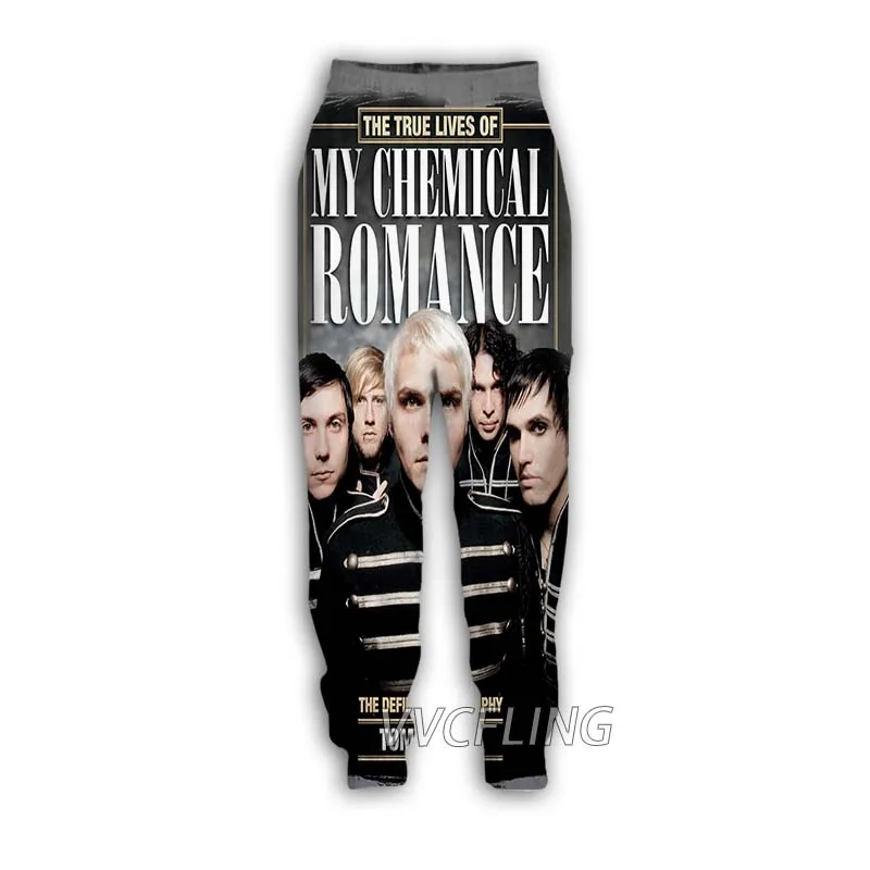 New Fashion 3D Print My Chemical Romance Band Casual Pants Sports Sweatpants Straight Pants Sweatpants Jogging Pants Trousers