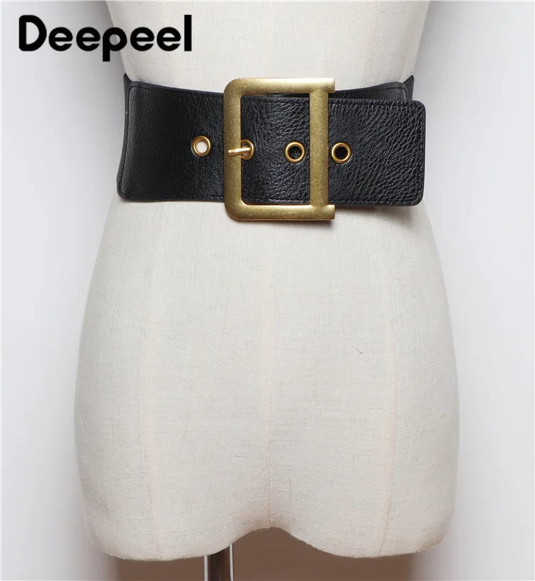 Deepeel 1 шт. 7 5-9 см * 62-68 новые женские широкие ремни эластичные Hige пояс кожаные